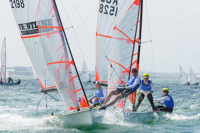 29er crews on Botany Bay © Robin Evans